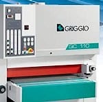Калибровально-шлифовальный станок 2 ленты+жесткий утюжок GRIGGIO GC 110/2-150 RRТ Италия