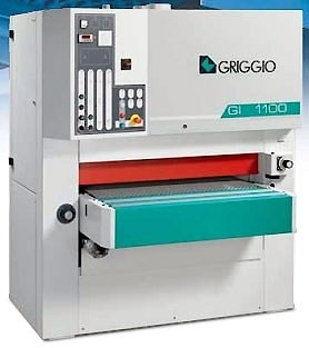 Калибровально-шлифовальный станок GRIGGIO GI 1100/3 RRRT Италия (3 ленты: 3 вала, один утюжок)