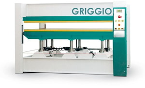 Прессы горячего прессования GRIGGIO GР 40/S, GР 50/S, GР 60/S, GР 80/S, GР 85/S (размер плиты 2500Х1300 мм)  